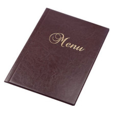 PVC Menu Holder A4 - Practical Solution for Menu Presentation