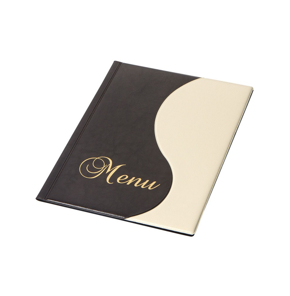 Wave PVC Menu Holder A4 - Elegant and Functional Menu Display Solution