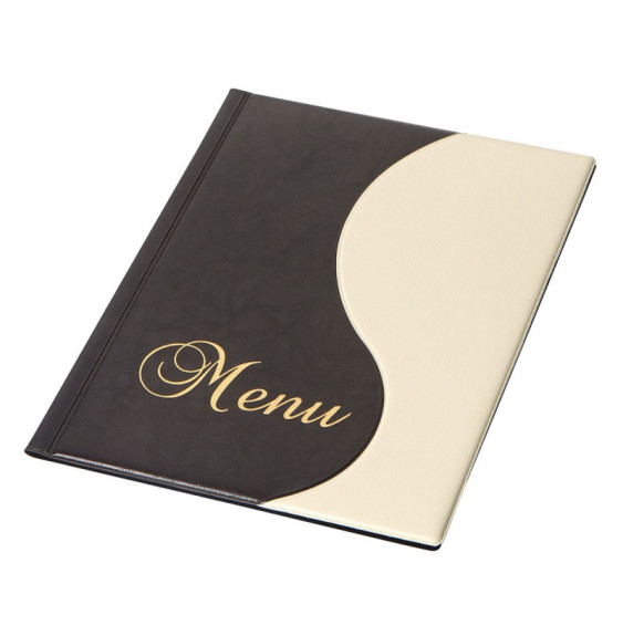 Wave PVC Menu Holder A4 - Elegant and Functional Menu Display Solution