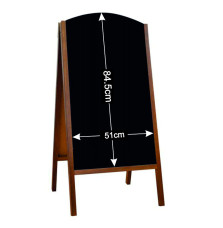 Curved Top A-Board P2B ZP Outdoor Sign for Business Presentation