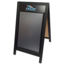 Next Day Delivery | FL-4 Snap Frame A-Board | Custom Header