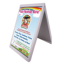 Metal A-Board - Colour: Vibrant and Durable Outdoor Signage Solution