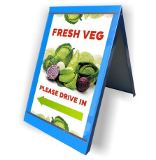 Metal A-Board - Colour: Vibrant and Durable Outdoor Signage Solution