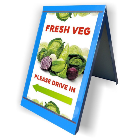 Metal A-Board - Colour: Vibrant and Durable Outdoor Signage Solution