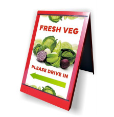 Metal A-Board - Colour: Vibrant and Durable Outdoor Signage Solution