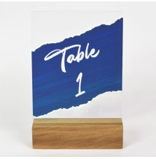 Acrylic Table Top Sign - Professional Display for Clear Messaging