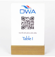 Acrylic Table Top Sign - Professional Display for Clear Messaging