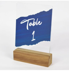 Acrylic Table Top Sign - Professional Display for Clear Messaging