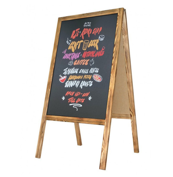 Next Day | FL2 Wooden A-Board - Contemporary Design Outdoor Signage