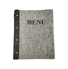 Felt A4 Menu Holder - Modern Elegance for Stylish Menu Presentation