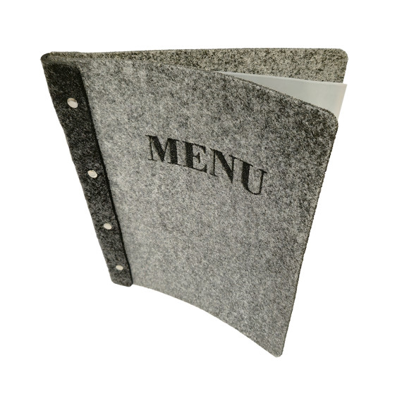 Felt A4 Menu Holder - Modern Elegance for Stylish Menu Presentation