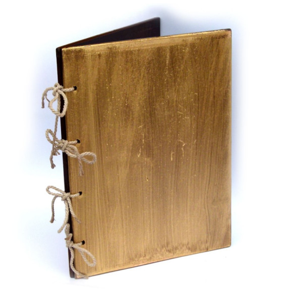 Gold Menu Holder - Opulent Elegance for Luxurious Menu Displays