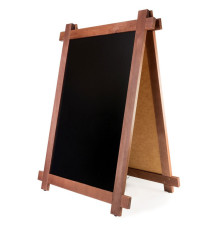 KR Wooden A-Board - Rustic Charm for Eye-Catching Outdoor Signage