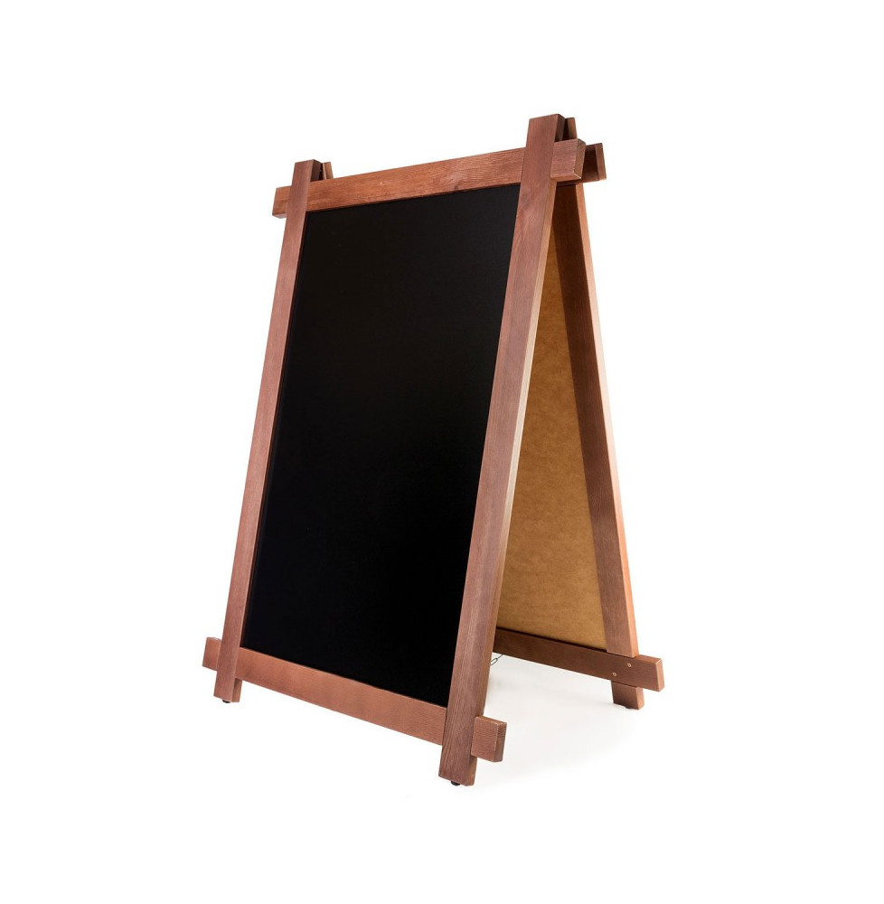 KR Wooden A-Board - Rustic Charm for Eye-Catching Outdoor Signage