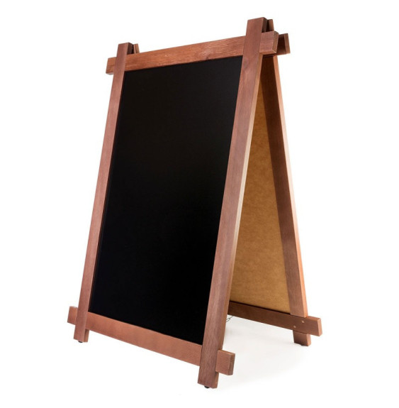 KR Wooden A-Board - Rustic Charm for Eye-Catching Outdoor Signage