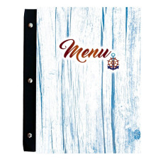 Marina Menu Holder A4 - Nautical Elegance for Exceptional Menu Display